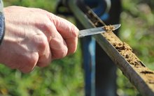 Rote Gebiete, Bedarfsermittlung, Nmin-Probenahme und Bodenfeuchte 