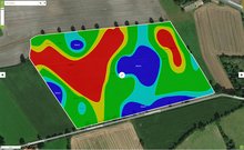 Teilflächenspezifische Einmalgabe mit stabilisierten Stickstoffdüngern 
